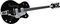 Gretsch Guitars&nbsp;G6136TSL Silver Falcon Electric Guitar with Bigsby -- Black Finish&nbsp;&nbsp;Silver