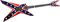 Dean&nbsp;Dimebag Dixie Rebel Electric Guitar&nbsp;&nbsp;Dimebag Dixie Rebel with Case