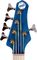 MTD&nbsp;Kingston Artist 5-String Bass Guitar&nbsp;Trans Blue&nbsp;MapleTrans Blue, Maple, Headstock