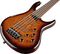 MTD&nbsp;Kingston KZ 5-String Bass&nbsp;&nbsp;Tobacco Sunburst, Rosewood, Body Closeup