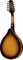 Rogue&nbsp;Mandolin with Oval Soundhole&nbsp;&nbsp;Sunburst, Back