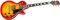 Gibson Custom&nbsp;Les Paul Custom Electric Guitar&nbsp;Alpine White&nbsp;Heritage Cherry Sunburst