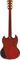 Gibson&nbsp;SG '61 Reissue Electric Guitar&nbsp;&nbsp;Heritage Cherry, Back