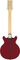 Dean&nbsp;Boca 12-String Electric Guitar&nbsp;&nbsp;Transparent Cherry Burst, Back