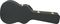 Musician's Gear&nbsp;Deluxe Classical Guitar Case&nbsp;&nbsp;Black, Closed