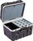 SKB&nbsp;SKB-1200 12-Space ATA Mic Case&nbsp;&nbsp;Open, Right-facing