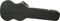 Musician's Gear&nbsp;Deluxe SGS Solid-Guitar-Style Hardshell Case&nbsp;&nbsp;Black, Closed