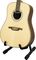 FretRest by Proline&nbsp;A Frame Acoustic Guitar Stand&nbsp;&nbsp;Black, with Guitar, Left-facing