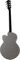 Normandy&nbsp;Rat rod Grey Powder Coat Hardtail Archtop Electric Guitar&nbsp;&nbsp;Rat Rod, Back