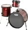 Sound Percussion&nbsp;Pro 3-Piece Double Bass Add-On Pack (Black Hoops and Lugs)&nbsp;Wine Red&nbsp;Wine Red