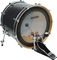 Evans&nbsp;GMAD Clear Batter Bass Drumhead&nbsp;26 inch&nbsp;On Drum, Right-facing