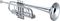 Jupiter&nbsp;1624S XO Professional Series C Trumpet&nbsp;&nbsp;Silver - Reverse Leadpipe, Yellow Brass Bell