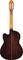 Lucero&nbsp;LC200CE Cutaway Acoustic-Electric Classical Guitar&nbsp;&nbsp;Natural, Back