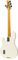 Music Man&nbsp;Classic Stingray 4 Electric Bass Guitar&nbsp;Mint Green&nbsp;Rosewood Fretboard with Birdseye Maple NeckIvory White, Maple Fretboard with Birdseye Maple Neck, Back