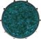 Evans&nbsp;Inked by Evans Texture Series Bass Drumhead&nbsp;24 Inch&nbsp;VASEBlue Rust