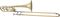 Blessing&nbsp;BTB-78 Trombone&nbsp;Silver&nbsp;Lacquer