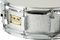 Pork Pie&nbsp;Maple Snare Drum&nbsp;Black Glass&nbsp;7X14Silver Glass, 5X14, Closeup