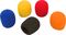 Tour Grade&nbsp;Microphone Windscreen 5-Pack&nbsp;&nbsp;Assorted Colors