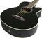 Ibanez&nbsp;AEB10E Acoustic-Electric Bass Guitar with Onboard Tuner&nbsp;&nbsp;Gloss Black, Body Closeup