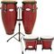 Toca&nbsp;Synergy Conga Set with Stand and Bongos&nbsp;&nbsp;Red