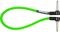 DiMarzio&nbsp;Neon Overbraid Jumper Cable Pedal Coupler&nbsp;Orange&nbsp;6 inchGreen, 12 inch