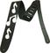 Planet Waves&nbsp;Icon Leather Guitar Strap&nbsp;Cross&nbsp;Notes, Coiled