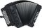 Hohner&nbsp;Compadre GCF Accordion&nbsp;Orange&nbsp;Black