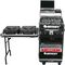 Odyssey&nbsp;ATA Flight Ready Combo Rack Case&nbsp;&nbsp;Front, Loaded