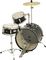 Pulse&nbsp;3-Piece Kid/Junior Drum Set&nbsp;Metallic Blue&nbsp;Black, Rear