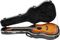 SKB&nbsp;Shallow Roundback-Shaped Hardshell Acoustic Guitar Case&nbsp;&nbsp;Open, Loaded