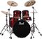 Pearl&nbsp;Sound Check 5-Piece Shell Pack&nbsp;White/Black&nbsp;Red/Black