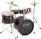 Pulse&nbsp;4-Piece Junior Drum Set with Cymbals&nbsp;&nbsp;Wine Red
