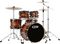 PDP&nbsp;M5 5-Piece Fusion Floor Shell Pack&nbsp;Cherry Fade&nbsp;Tobacco Burst