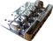 Full Contact Hardware&nbsp;5-String Bass Bridge&nbsp;Chrome&nbsp;Chrome, Back