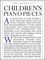 Music Sales&nbsp;The Library Of Children's Piano Pieces&nbsp;&nbsp;The Library of Children's Piano Pieces: Easy Piano