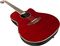 Ovation&nbsp;Celebrity GC057M Mid Depth Acoustic/Electric Guitar&nbsp;&nbsp;Ruby Red, Close Angle