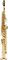 Allora&nbsp;Paris Series Professional Straight Soprano Saxophone with 2 Necks&nbsp;AASS-807 - Antique Matte Finish&nbsp;Lacquer