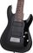Schecter Guitar Research&nbsp;Omen-8 8-String Electric Guitar-OLD&nbsp;&nbsp;Black, Body Closeup