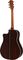 Fender&nbsp;DG200SCE Acoustic-Electric Guitar with Rosewood Back and Sides&nbsp;&nbsp;Natural, Back