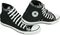 Converse&nbsp;Chuck Taylor All Star High Top Double Upper Live Fast Shoes&nbsp;Black&nbsp;13Black, Left Over Right