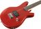 Rogue&nbsp;Rocketeer RR50 7/8 Scale Electric Guitar&nbsp;Black&nbsp;Red, Body Closeup