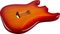 Mighty Mite&nbsp;MM2700 Stratocaster Replacement Body - Burst Finish&nbsp;Cherry Sunburst&nbsp;Cherry Sunburst, Back