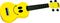 Mahalo&nbsp;U-40 Painted Ukulele&nbsp;Smiley Face&nbsp;Smiley Face