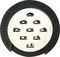 Dunlop&nbsp;The Suppressor Pro Sound Hole Cover 9-Hole&nbsp;Gold&nbsp;Chrome