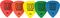 Dunlop&nbsp;Tortex T3 Sharp Tip Guitar Picks 72-Pack&nbsp;.88 MM&nbsp;Tortex T3 Sharp Tip Guitar Picks 72-Pack