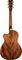 Recording King&nbsp;Studio Series 12 Fret O Acoustic/Electric Guitar with Cutaway&nbsp;&nbsp;Natural, Back