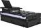 Odyssey&nbsp;Flight FX Series Glide Style CD/Digital DJ Coffin&nbsp;&nbsp;Loaded, Back Angle