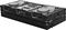 Odyssey&nbsp;FFX12CDJWBL Dual Large Format Tabletop CD/Digital DJ Coffin&nbsp;&nbsp;Back, Left-Facing