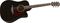 Hohner&nbsp;Chorus Series Mahogany Acoustic-Electric Guitar&nbsp;Transparent Wine Red&nbsp;Transparent Black