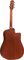 Takamine&nbsp;EF340SCGN-LH Dreadnought Left-Handed Acoustic-Electric Guitar&nbsp;&nbsp;Satin Antique, Back
